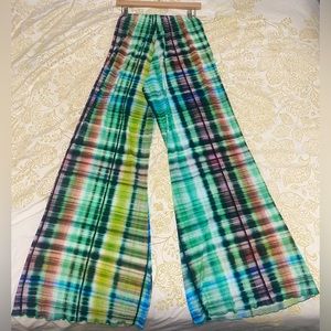Urban Outfitters - Plaid Tye-Dye Pants in size S